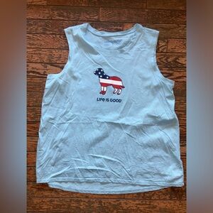 LIFE IS GOOD WOMENS tank size L